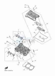 YZF690-U YZF-R7 (BJT1) drawing CYLINDER HEAD