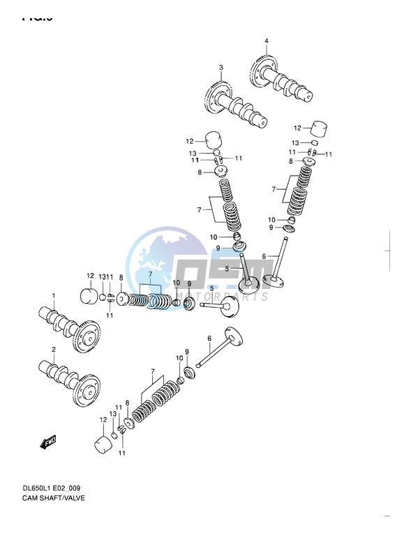 CAMSHAFT - VALVE