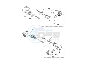 TDM A 900 drawing FLASHER LIGHT