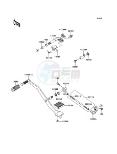 VN900 CLASSIC VN900BDF GB XX (EU ME A(FRICA) drawing Gear Change Mechanism