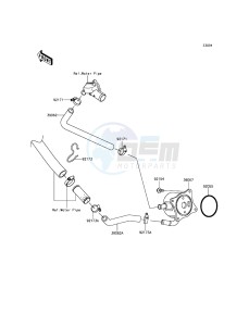 NINJA ZX-10R ABS ZX1000KFF FR XX (EU ME A(FRICA) drawing Oil Cooler