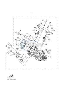 XSR700 (B344 B344 B344 B344) drawing INTAKE 2