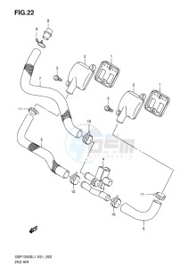 GSF-1250S BANDIT EU drawing 2ND AIR