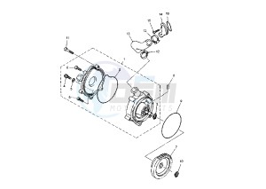 XTZ TENERE 660 drawing WATER PUMP