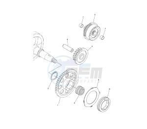 WR X 250 drawing STARTER CLUTCH