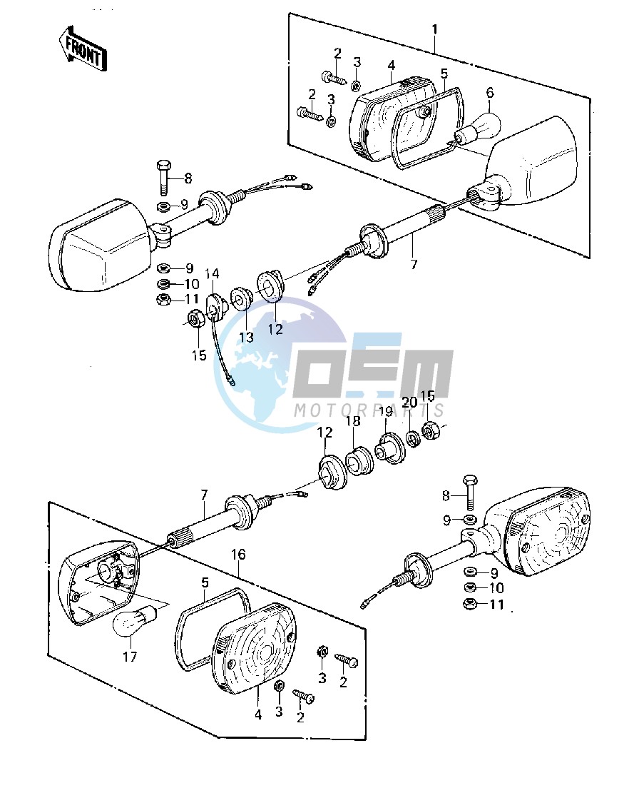 TURN SIGNALS -- 79-80 A3_A3A_A4- -