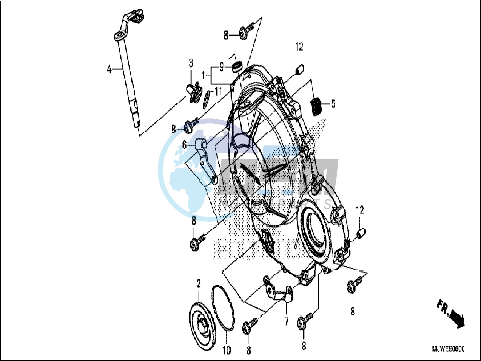 RIGHT CRANKCASE COVER