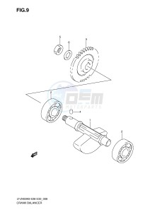 LT-Z400 (E28-E33) drawing CRANK BALANCER