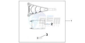 CBR1000RRA Korea - (KO) drawing TANK BAG