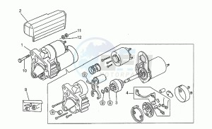 GT 1000 drawing Valeo starter motor