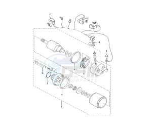 YP R BLACK X-MAX 250 drawing STARTING MOTOR