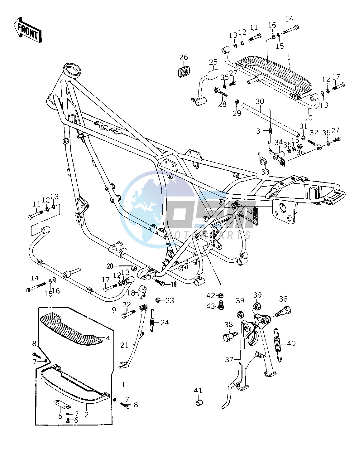 FOOTRESTS_STANDS_BRAKE PEDAL -- 78 C1_C1A- -