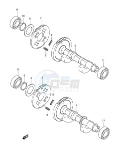 AN650 (E2) Burgman drawing CRANK BALANCER