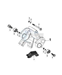 FIGHT 4 50 4T DARKSIDE drawing ENGINEMOUNT