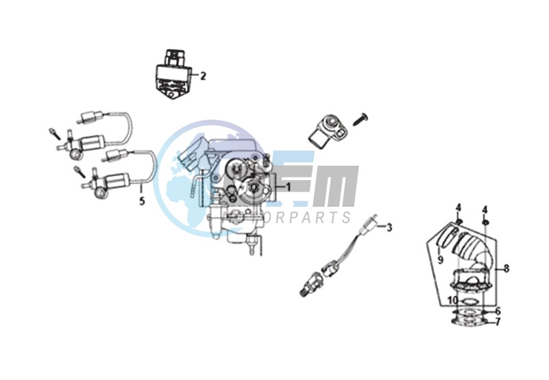 CARBURETOR / ECU UNIT