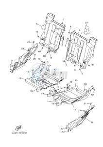 YXZ1000E YXZ1000R SS (B5JF) drawing SIDE COVER