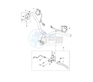 BW'S 50 drawing HANDLE SWITCH AND LEVER