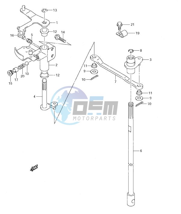 Clutch Shaft (S/N 681518 & Newer)