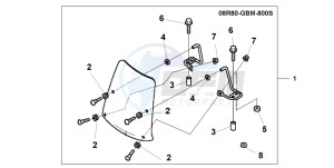 SFX50SMM drawing WINDSHIELD(SFX50)