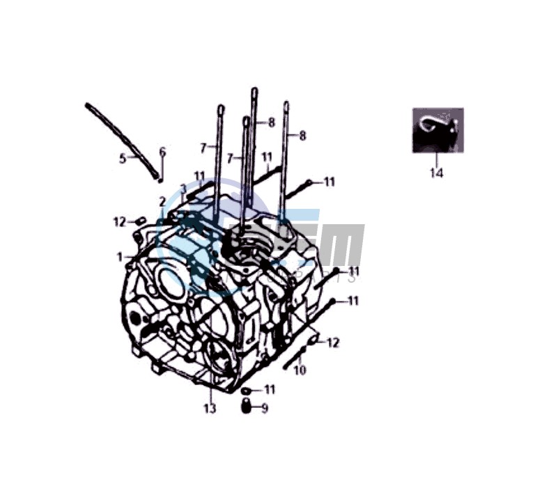 CRANKCASE L / R