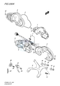 SFV 650 GLADIUS EU drawing SPEEDOMETER