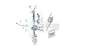 SENDA R X-RACE - 50 CC VTHSR1D1A EU2 drawing CARBURETOR