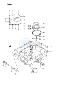 GSX1100 (E2) drawing OIL PAN