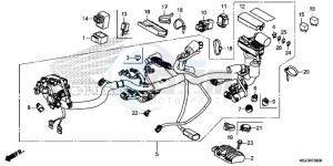 CB1100 UK - (E) drawing WIRE HARNESS