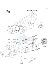 KAF 950 F [MULE 4010 DIESEL 4X4] (F9F-FAF) F9F drawing METER-- S- -