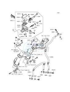 ER-6F EX650EFF XX (EU ME A(FRICA) drawing Front Master Cylinder