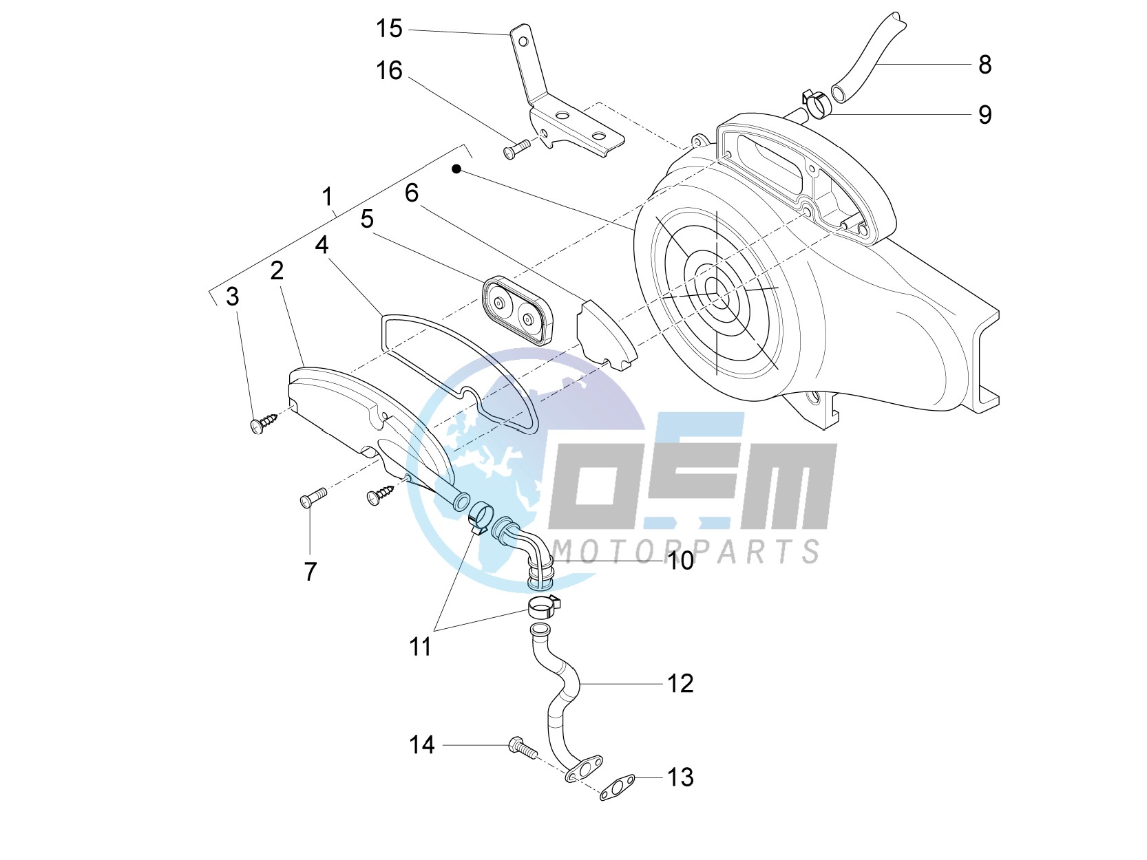 Secondary air box