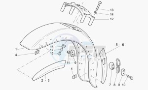 California 1100 EV PI Cat. EV PI Cat. drawing Front mudguard