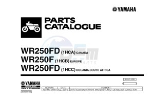 YZF-R6 600 R6 (1HCA 1HCB 1HCC) drawing .1-Front-Page