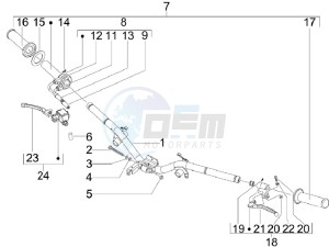 S 150 4T Vietnam drawing Handlebars - Master cil