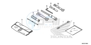 VFR1200FF VFR1200F UK - (E) drawing TOOL