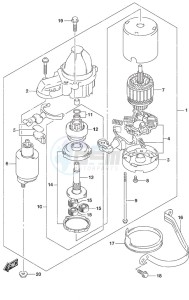 DF 20A drawing Starting Motor