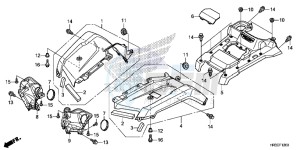 TRX420FA2F TRX420 Europe Direct - (ED) drawing FRONT FENDER