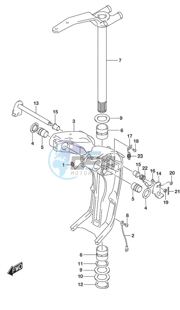 Swivel Bracket w/Transom (X or XX)