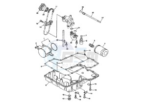 FJR 1300 drawing OIL PAN