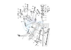 TDM ABS 900 drawing REAR MASTER CYLINDER