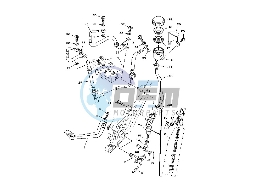 REAR MASTER CYLINDER