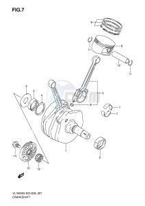 VL1500 (E3-E28) drawing CRANKSHAFT