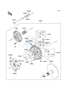 MULE 4010 TRANS 4x4 DIESEL KAF950GCF EU drawing Drive Converter