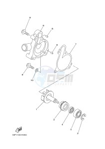 YFZ450R YFZ45YSXJ (BW29) drawing WATER PUMP