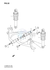 LT-Z50 (P19) drawing SUSPENSION ARM