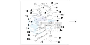 NC700XC drawing KIT,FR FOG ATT