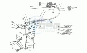 V 50 500 PA PA drawing Lh front brake system