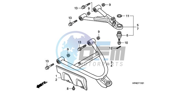 FRONT ARM (4WD)