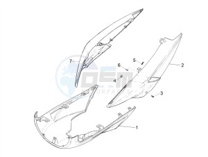 TYPHOON 50 2T EURO 4 (EMEA-APAC) drawing Side cover - Spoiler