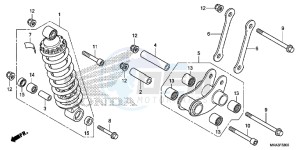 NC750XAG NC750X Europe Direct - (ED) drawing REAR CUSHION